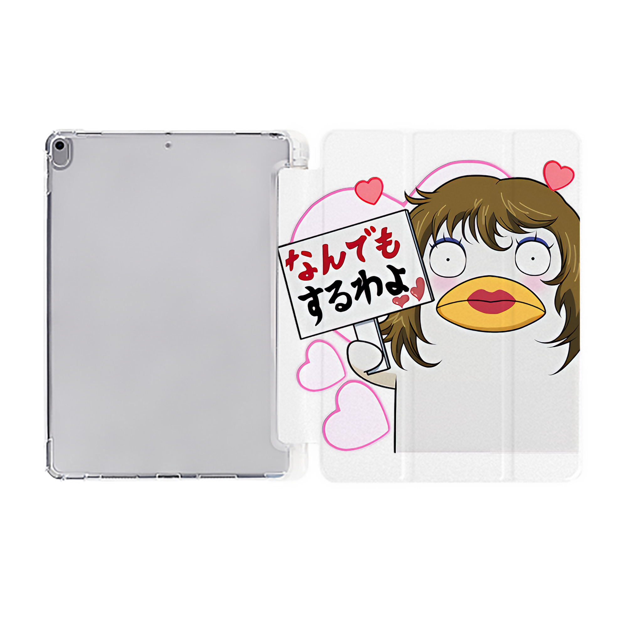 ぎんたま 坂田銀時（さかたぎんとき） 神楽 志村新八（しむら しんぱち） GINTAMA Sakata Gintoki Kagura Shimura Shinpachi IPad ケース ペン収納付き 三つ折りスタンド PUレザー×シリコン 対応機種9.5/10.5/10.9インチ
